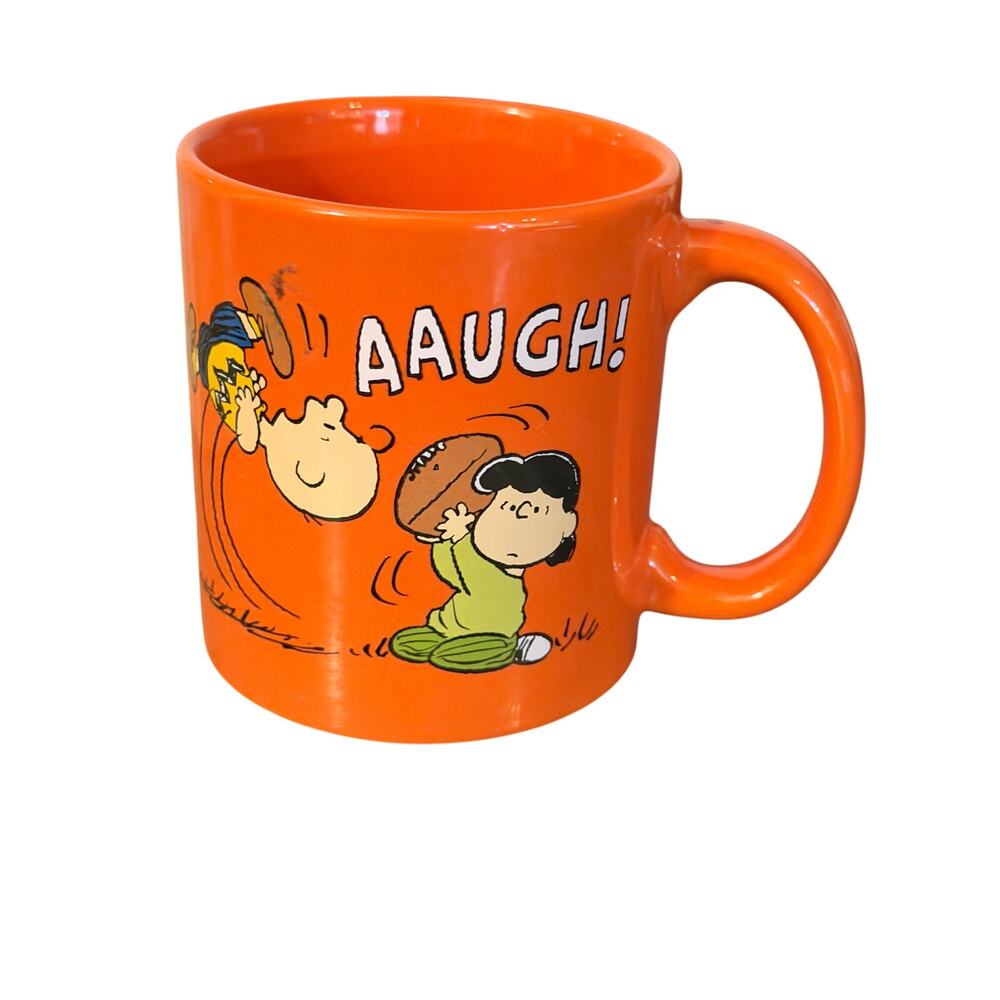 Peanuts Coffee Mug Cup Charlie Brown Lucy Football AAUGH 2020 Large